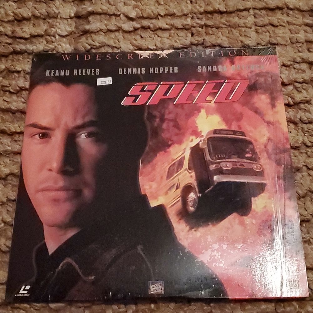 Speed 1994 Laser Disc Movie Reeves Bullock Hopper - Picture 1 of 4
